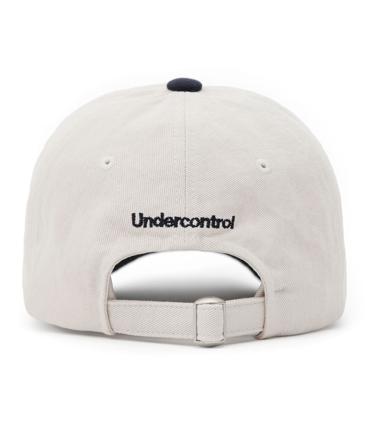 언더컨트롤(UNDERCONTROL) 사계절 코튼 로고 자수 베이직 소프트탑 남녀공용 볼캡 UC / WASHED B B / NAVY MIX