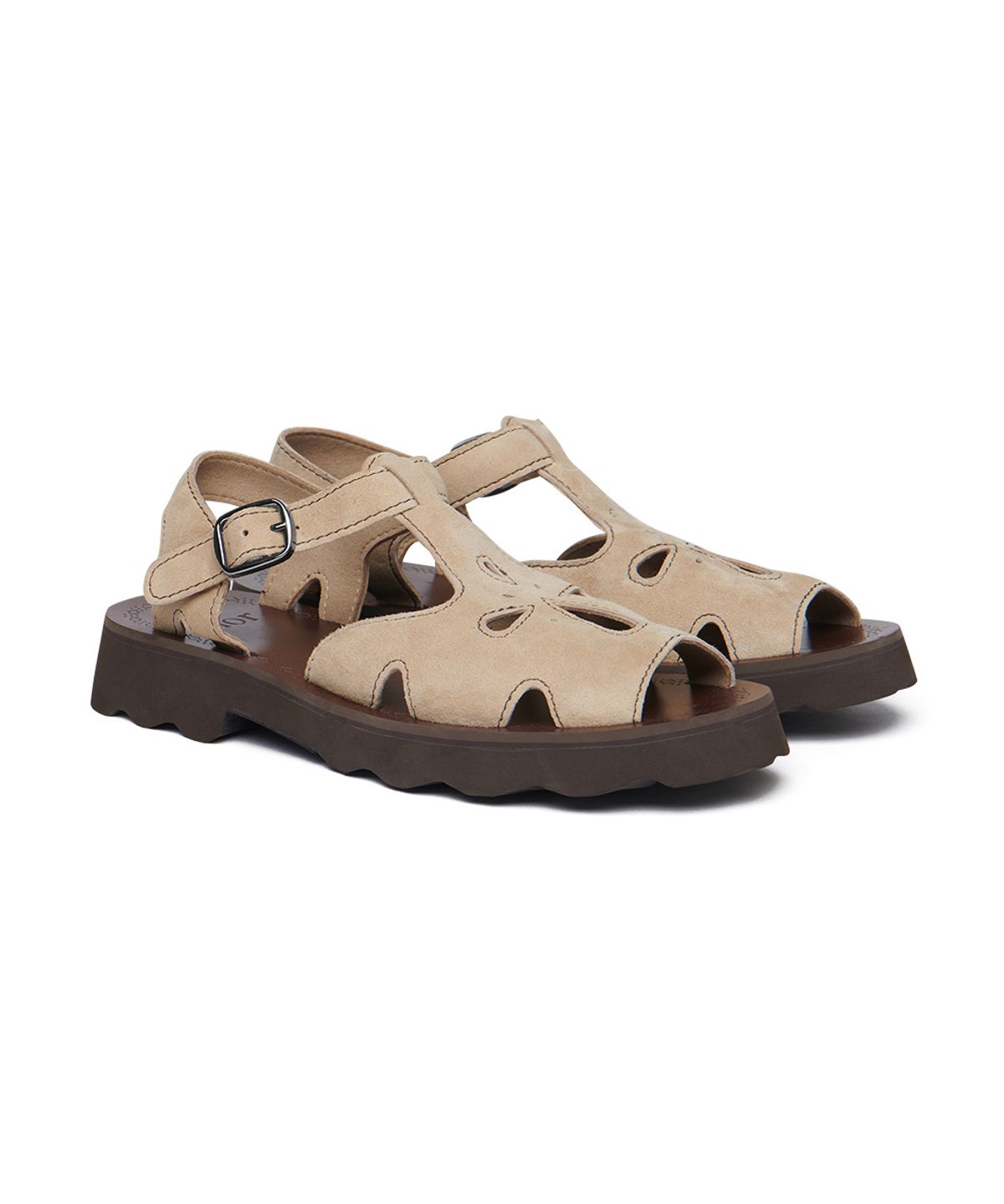 클로르(CLOR) PETAL CUTOUT SANDALS(SUEDE) - 3 colors