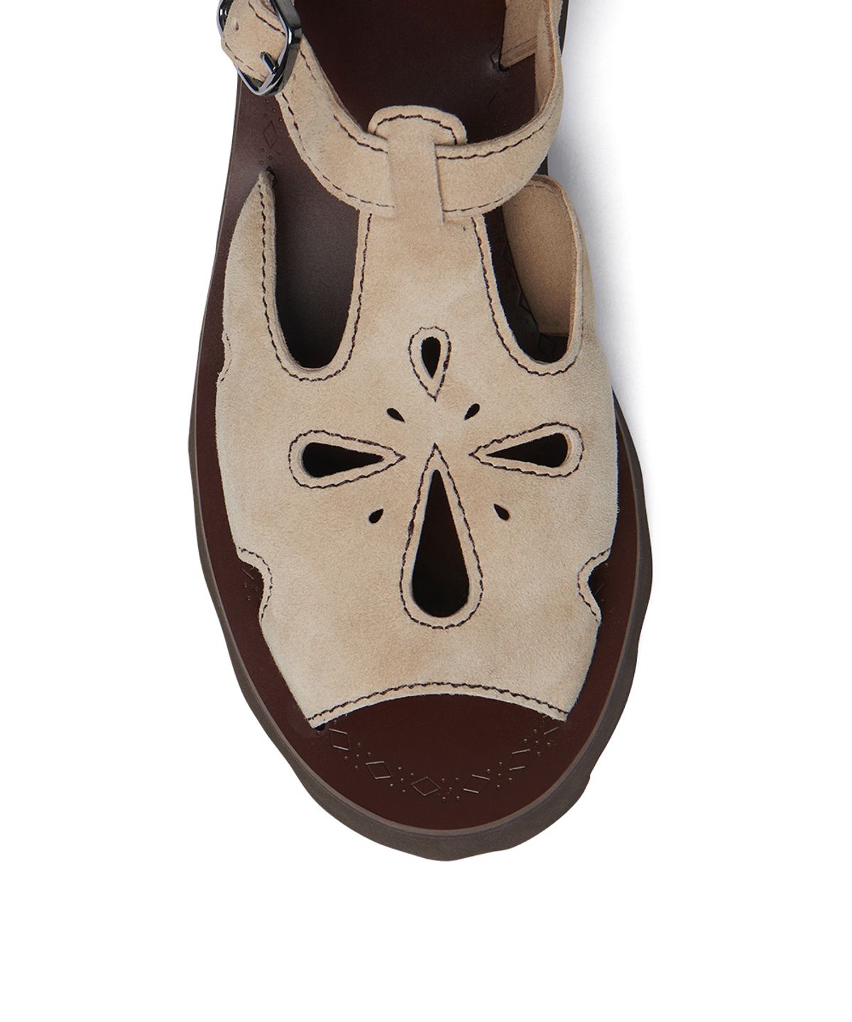 클로르(CLOR) PETAL CUTOUT SANDALS(SUEDE) - 3 colors