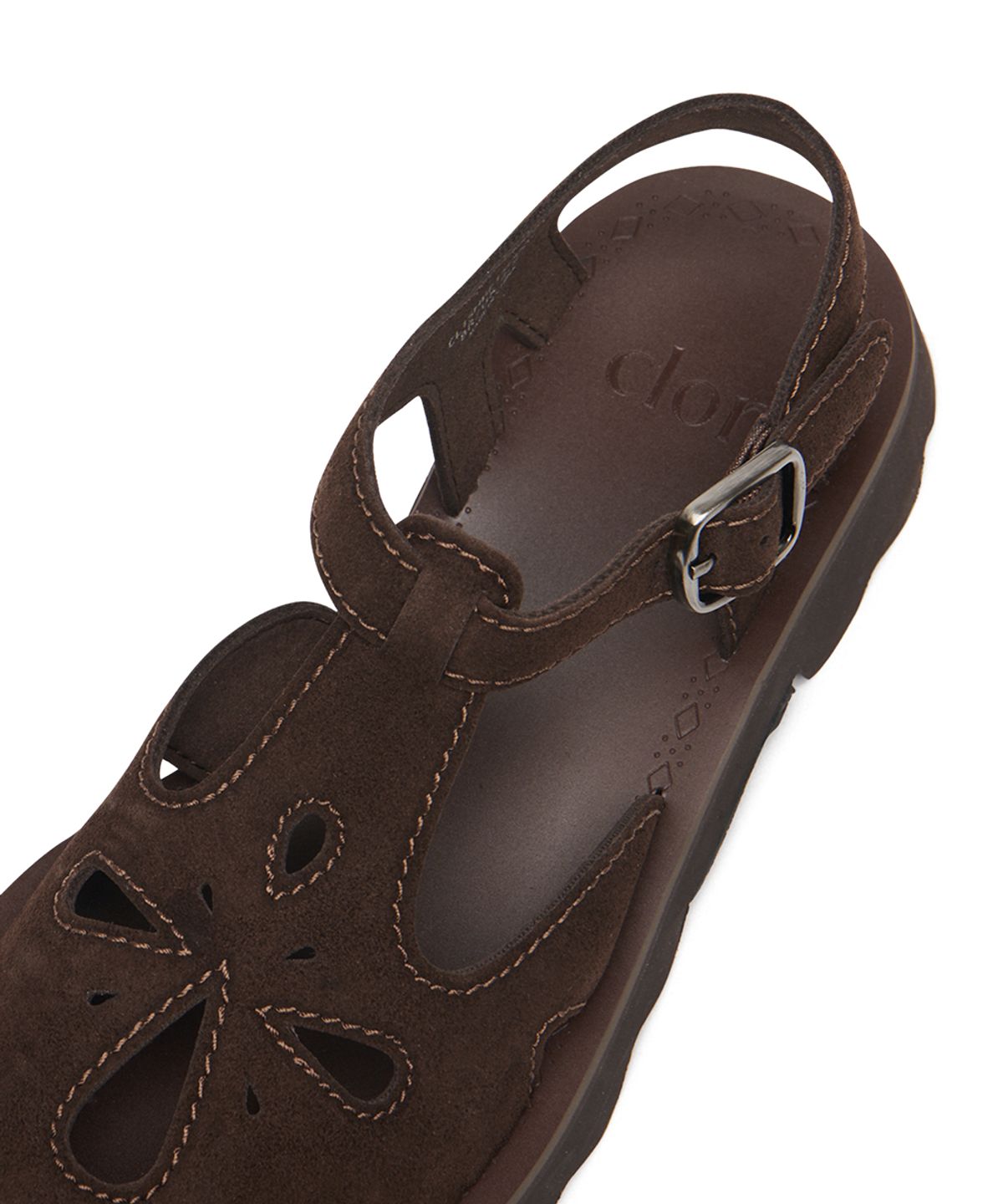클로르(CLOR) PETAL CUTOUT SANDALS(SUEDE) - 3 colors