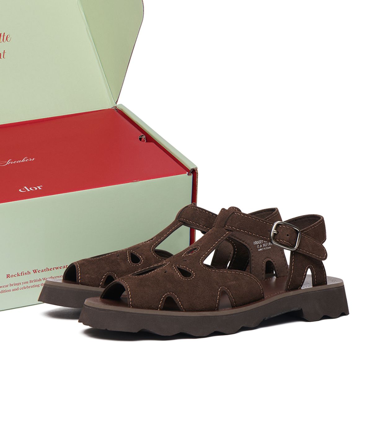 클로르(CLOR) PETAL CUTOUT SANDALS(SUEDE) - 3 colors