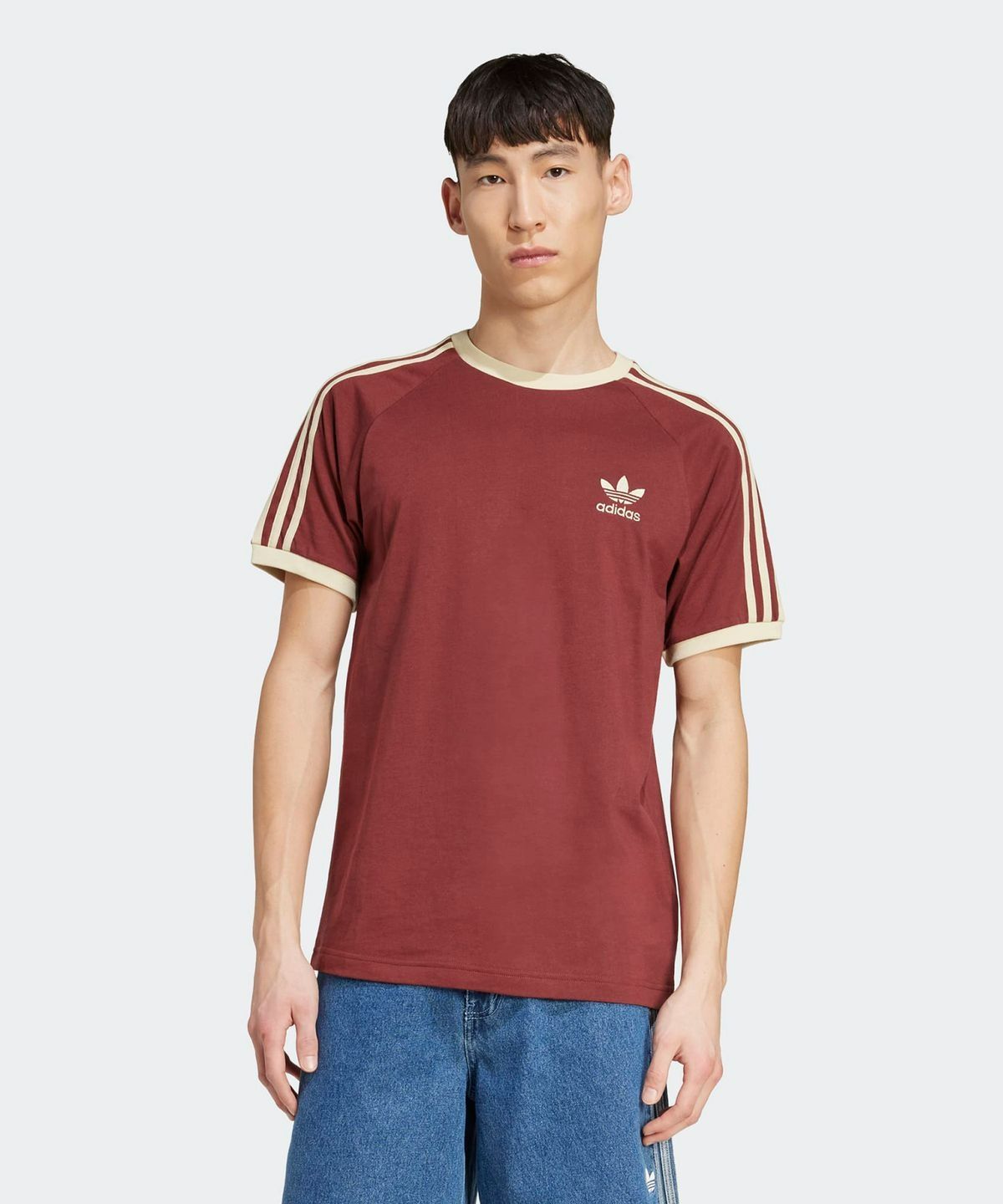 아디다스(ADIDAS) 3S 티 - 폭스브라운:샌드베이지 / KC4713