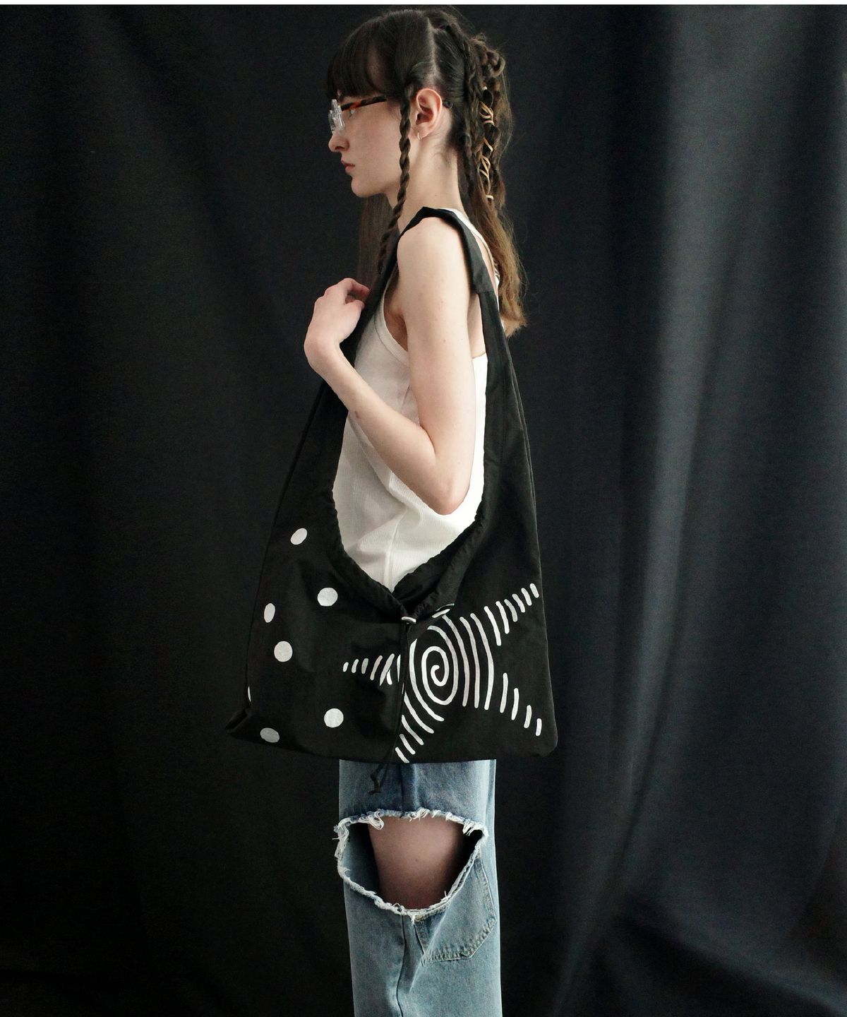 필인더블랭크(FILLINTHEBLANK) Stance Packable Multi Bag (Light)(black)