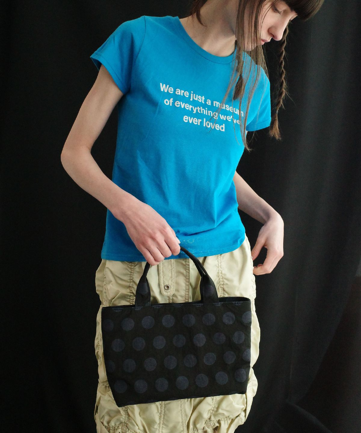 필인더블랭크(FILLINTHEBLANK) Sunday Tote Bag (Dot)(black)