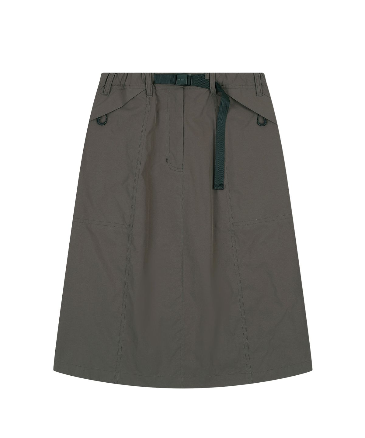 아웃도어 프로덕츠(OUTDOOR PRODUCTS) W MIDI NYLON SKIRT (BROWN)