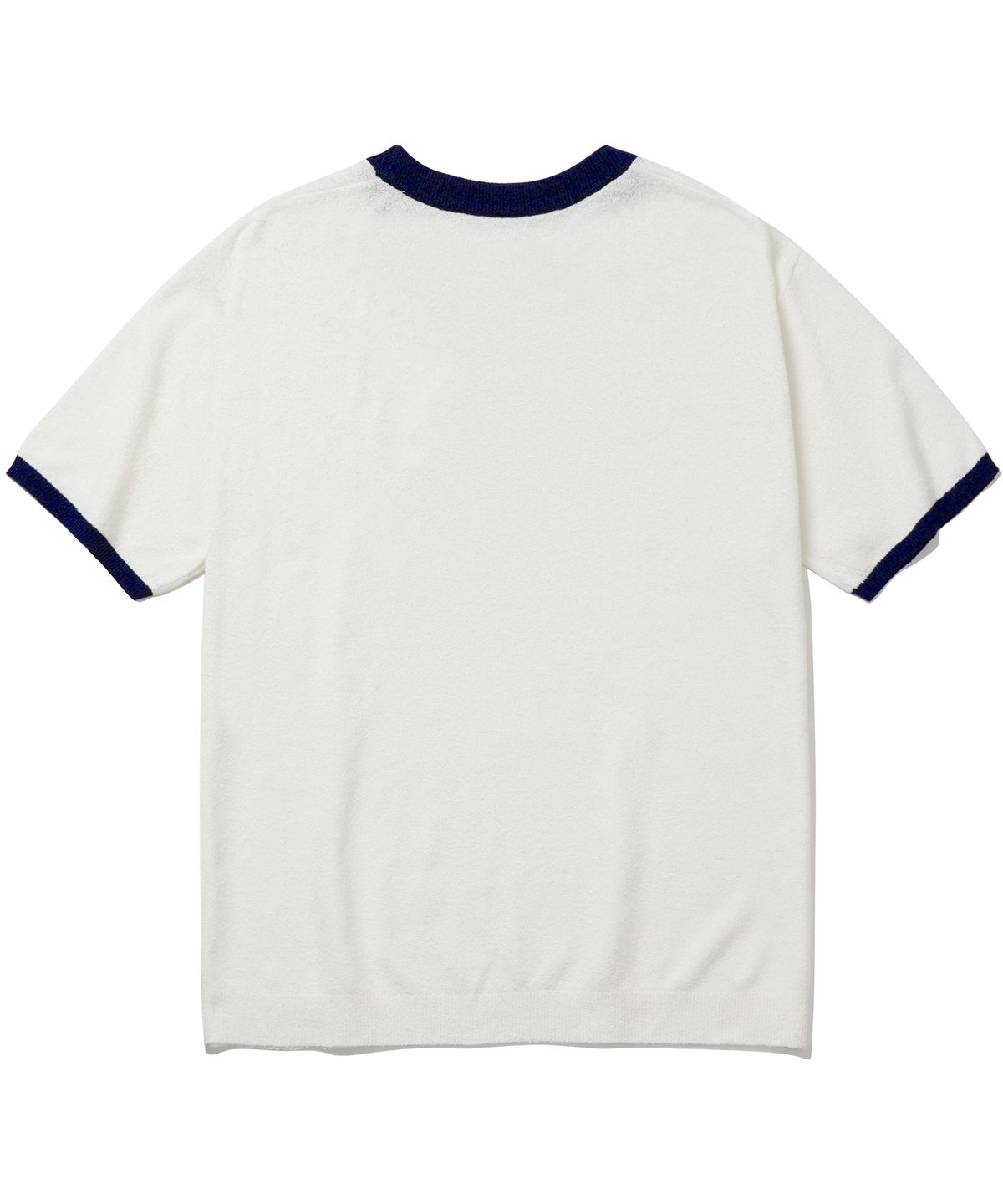 그레이블러밧(GRAYBLVD) 아라스 링거 니트 반팔 GKBST33 (NAVY)