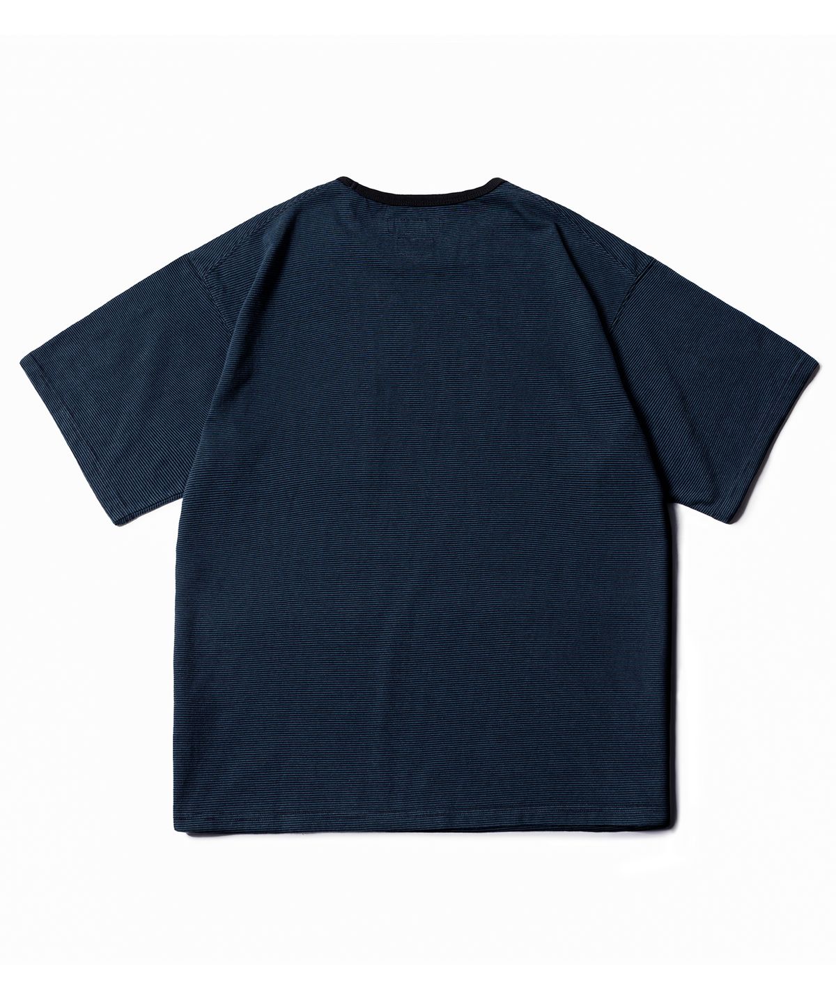 에스파이(ESFAI) [ESFAI X OURSELVES] MULTI C STRIPE T SHIRTS (DARK BLUE)