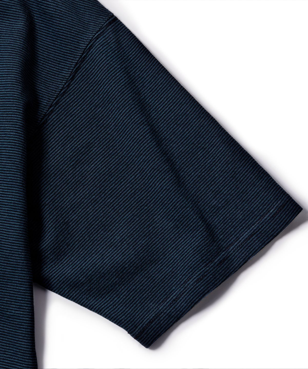 에스파이(ESFAI) [ESFAI X OURSELVES] MULTI C STRIPE T SHIRTS (DARK BLUE)
