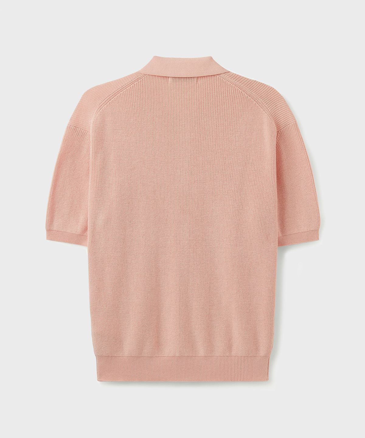 브랜디드(BRANDED) HARD TWIST RESORT POLO KNIT [PEACH]