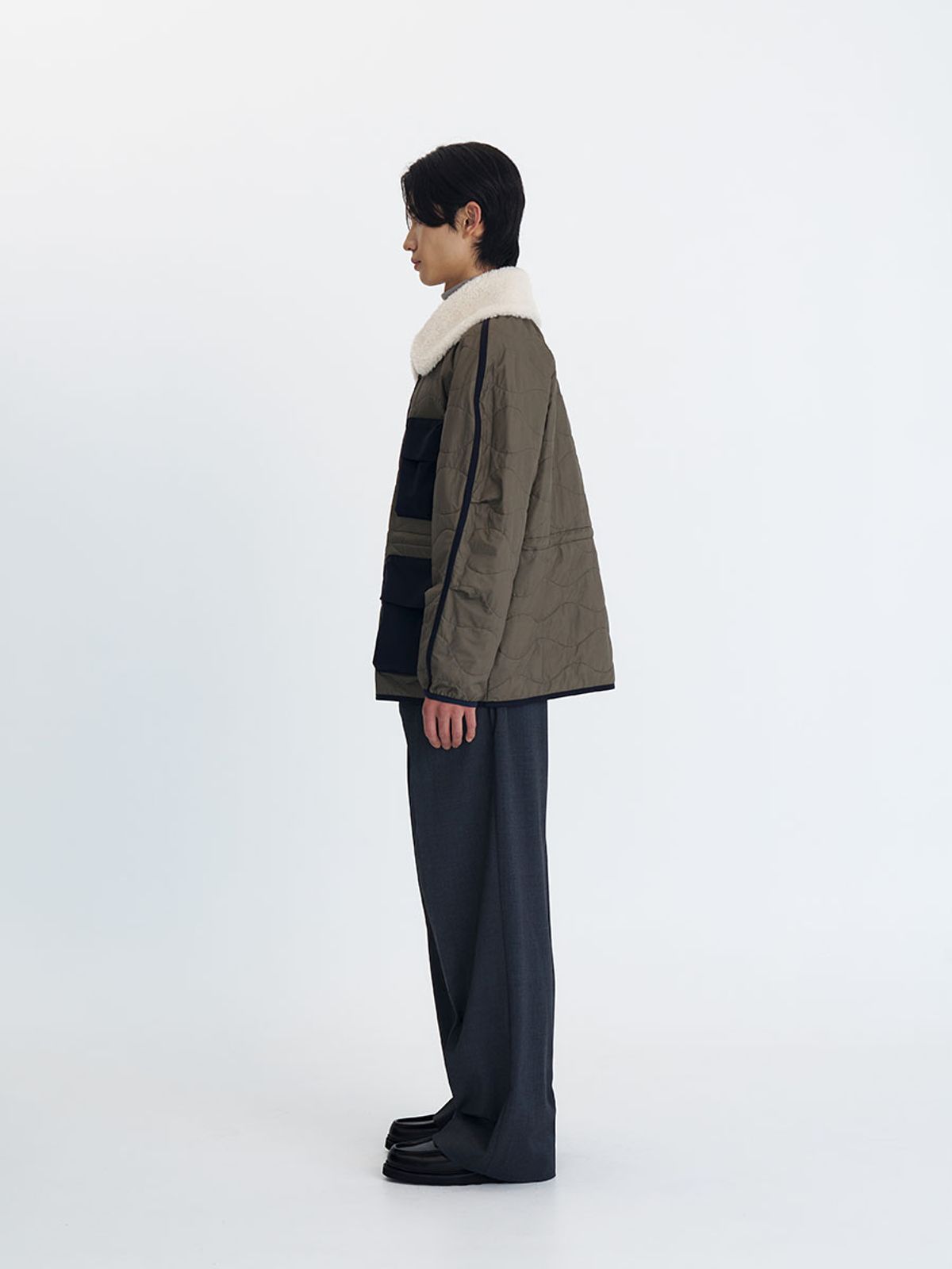 카니(CANNI) Both Side Quilting Jumper