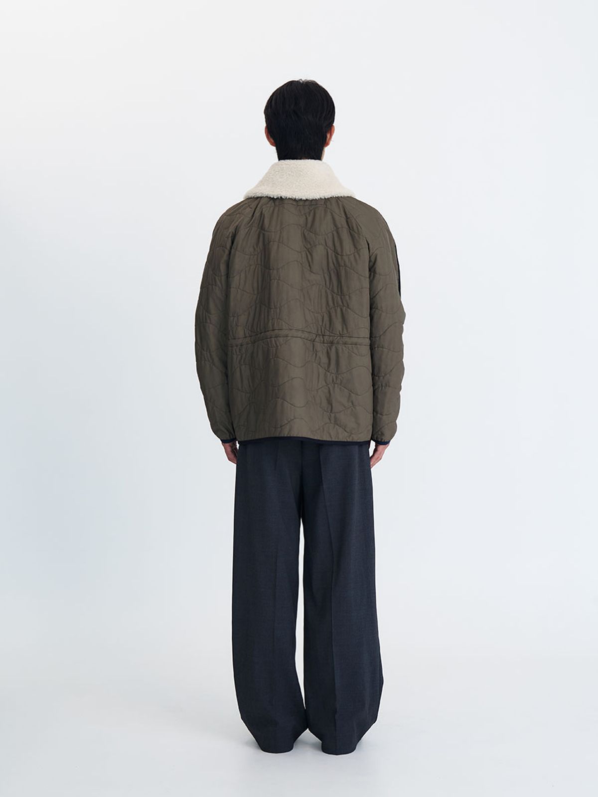 카니(CANNI) Both Side Quilting Jumper