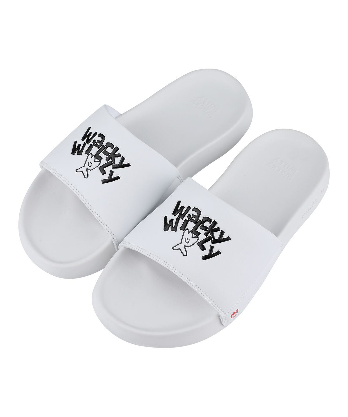 와키윌리(WACKY WILLY) 키키 베이직 슬라이드 화이트