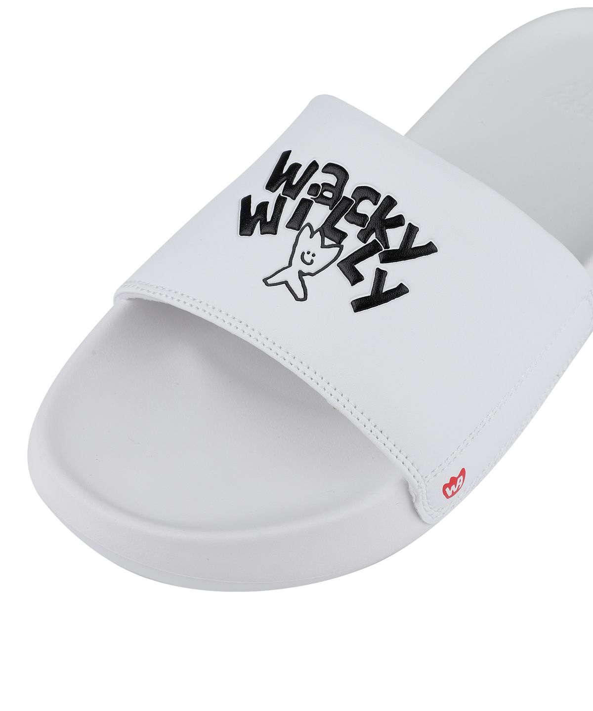 와키윌리(WACKY WILLY) 키키 베이직 슬라이드 화이트