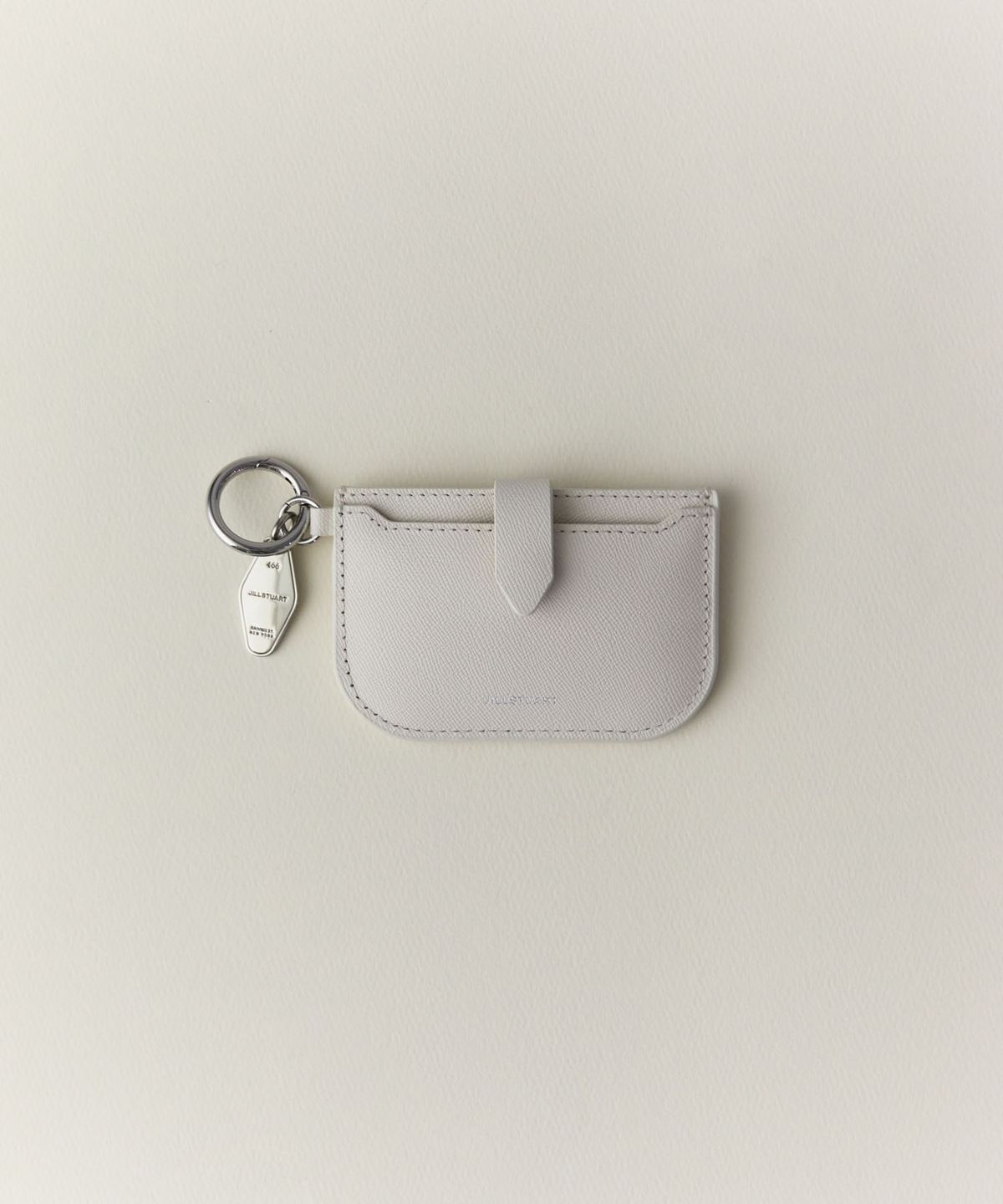 질스튜어트액세서리(JILLSTUART ACC) [보우2][키링포함] 소가죽 카드지갑 겸 참장식 5color