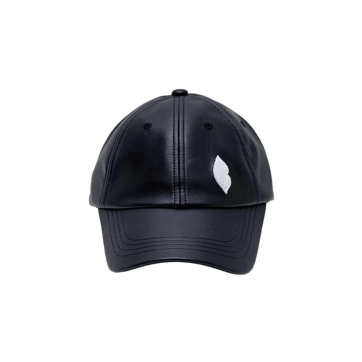 바르도(BARDOT) FAUX LAMBSKIN LOGO CAP