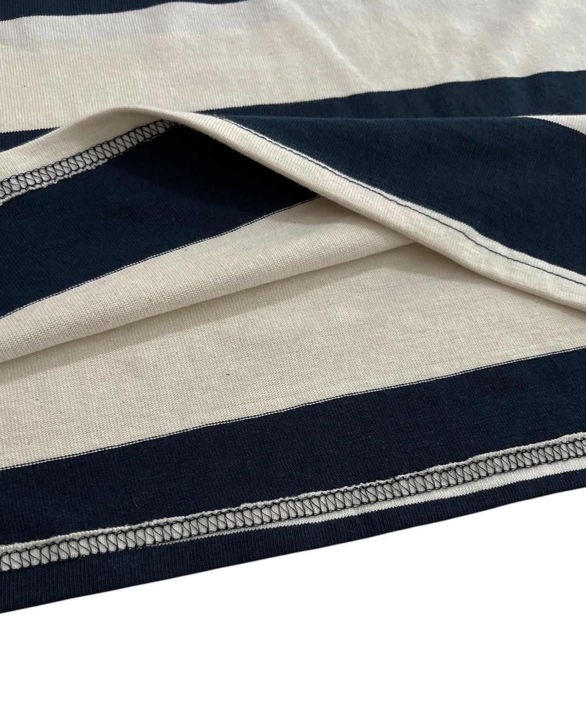 스케이터락(SK8ER ROCK) 88 Stripe Rugby Shirt ((ivory*navy))