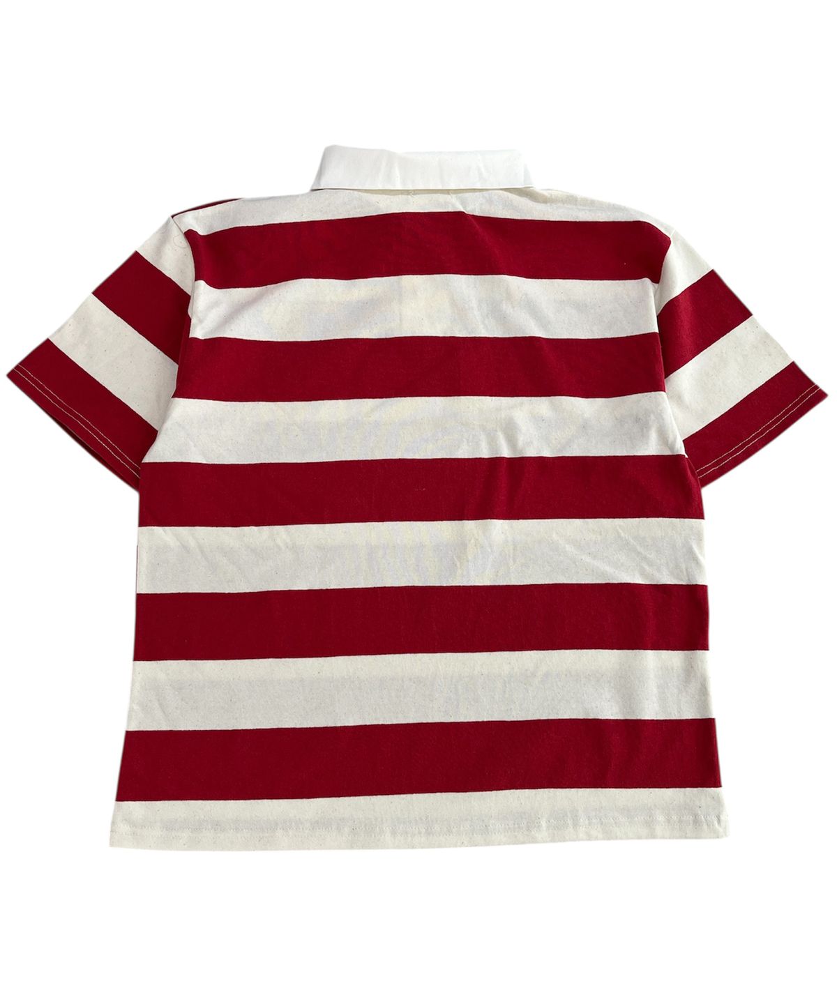 스케이터락(SK8ER ROCK) 88 Stripe Rugby Shirt ((ivory*red))