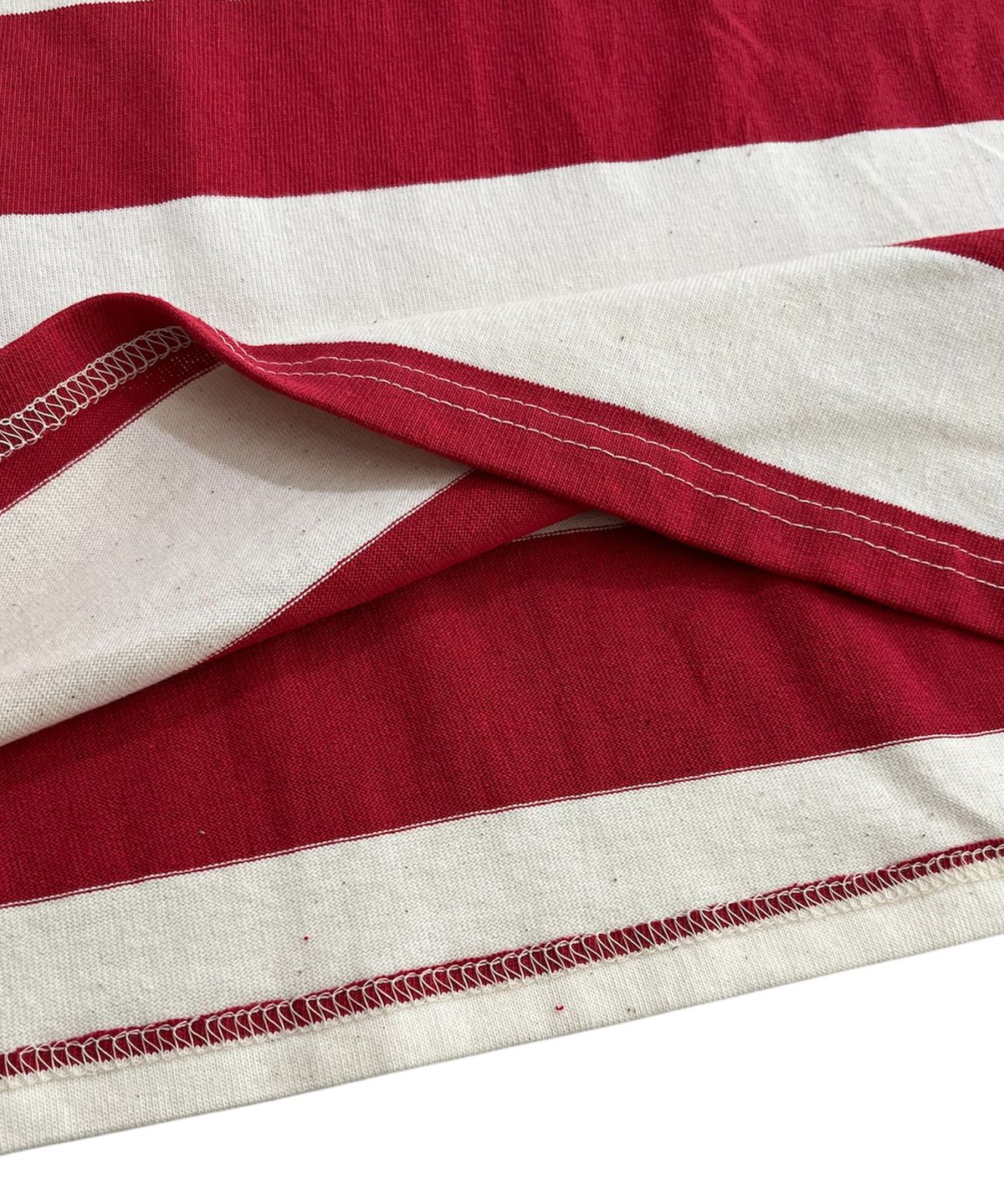 스케이터락(SK8ER ROCK) 88 Stripe Rugby Shirt ((ivory*red))