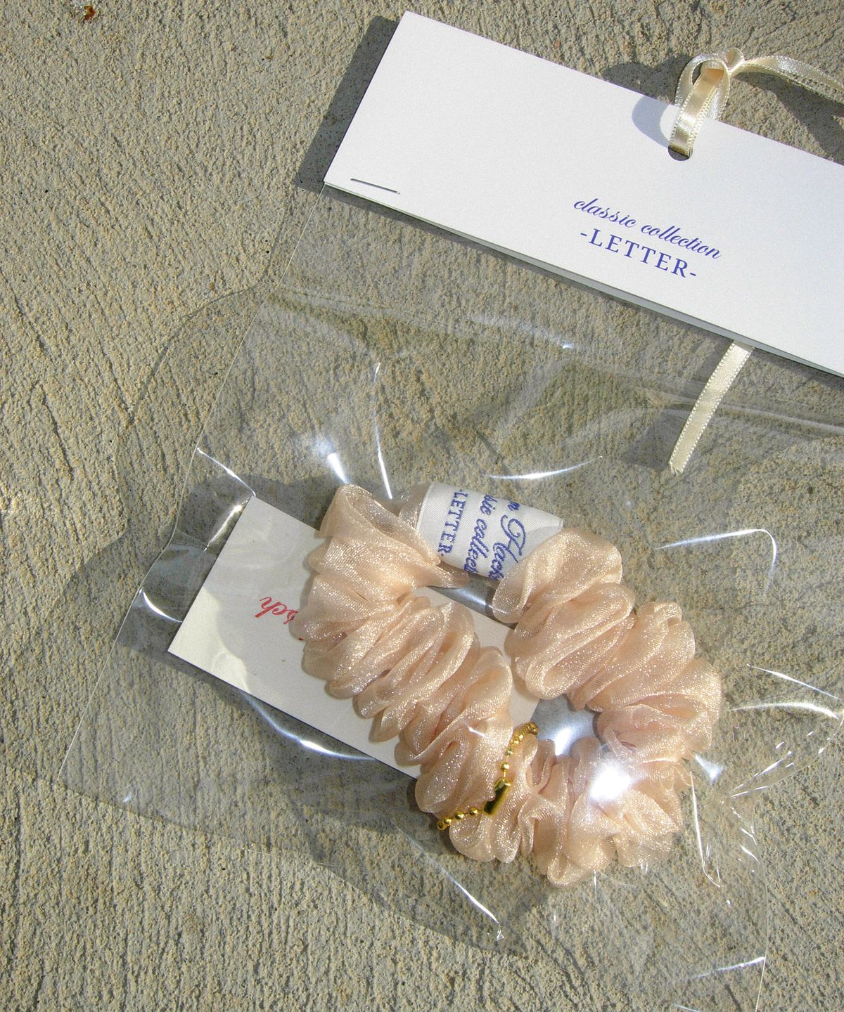 하케쉬(HACKESCH) Pluto Scrunchie_Apricot