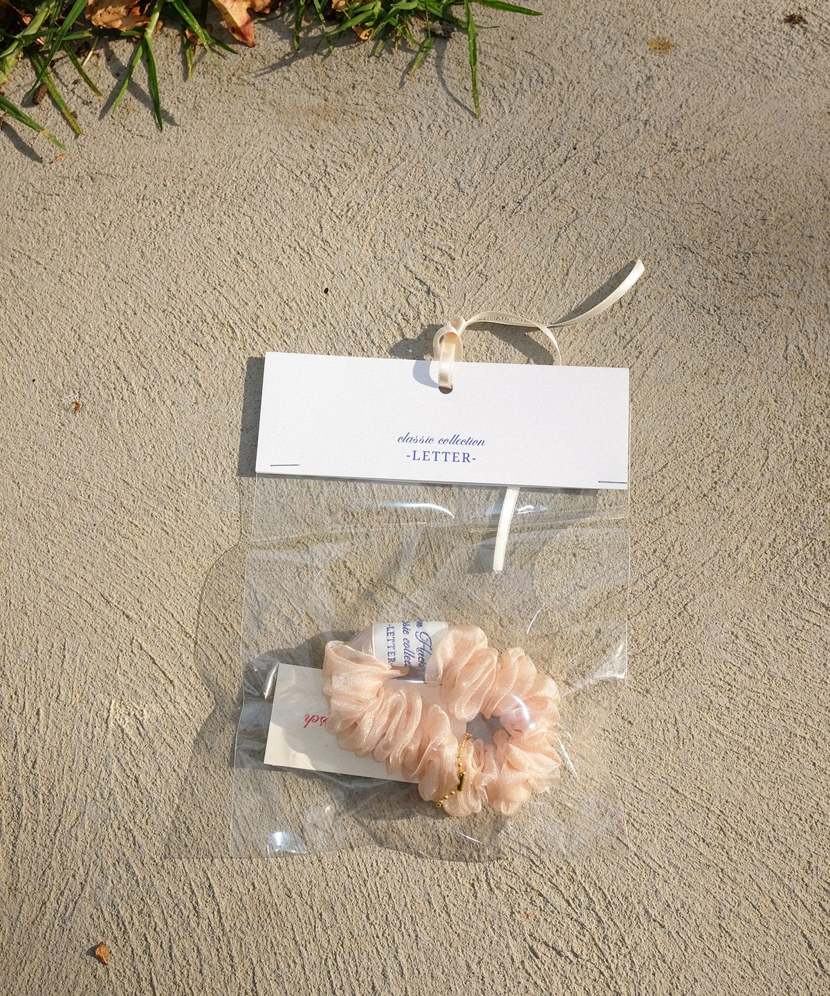 하케쉬(HACKESCH) Pluto Scrunchie_Apricot