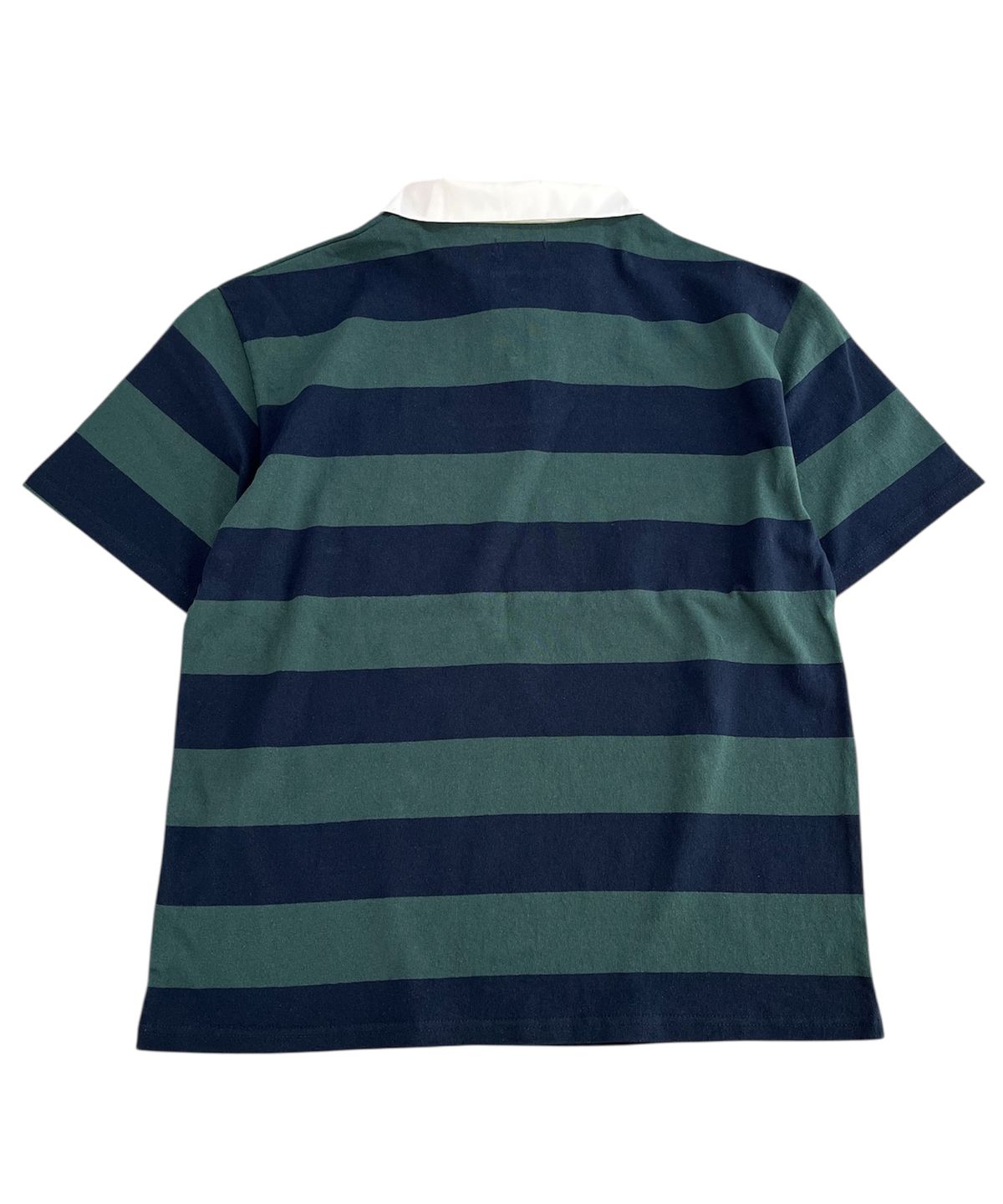 스케이터락(SK8ER ROCK) 88 Stripe Rugby Shirt ((d/green*navy))