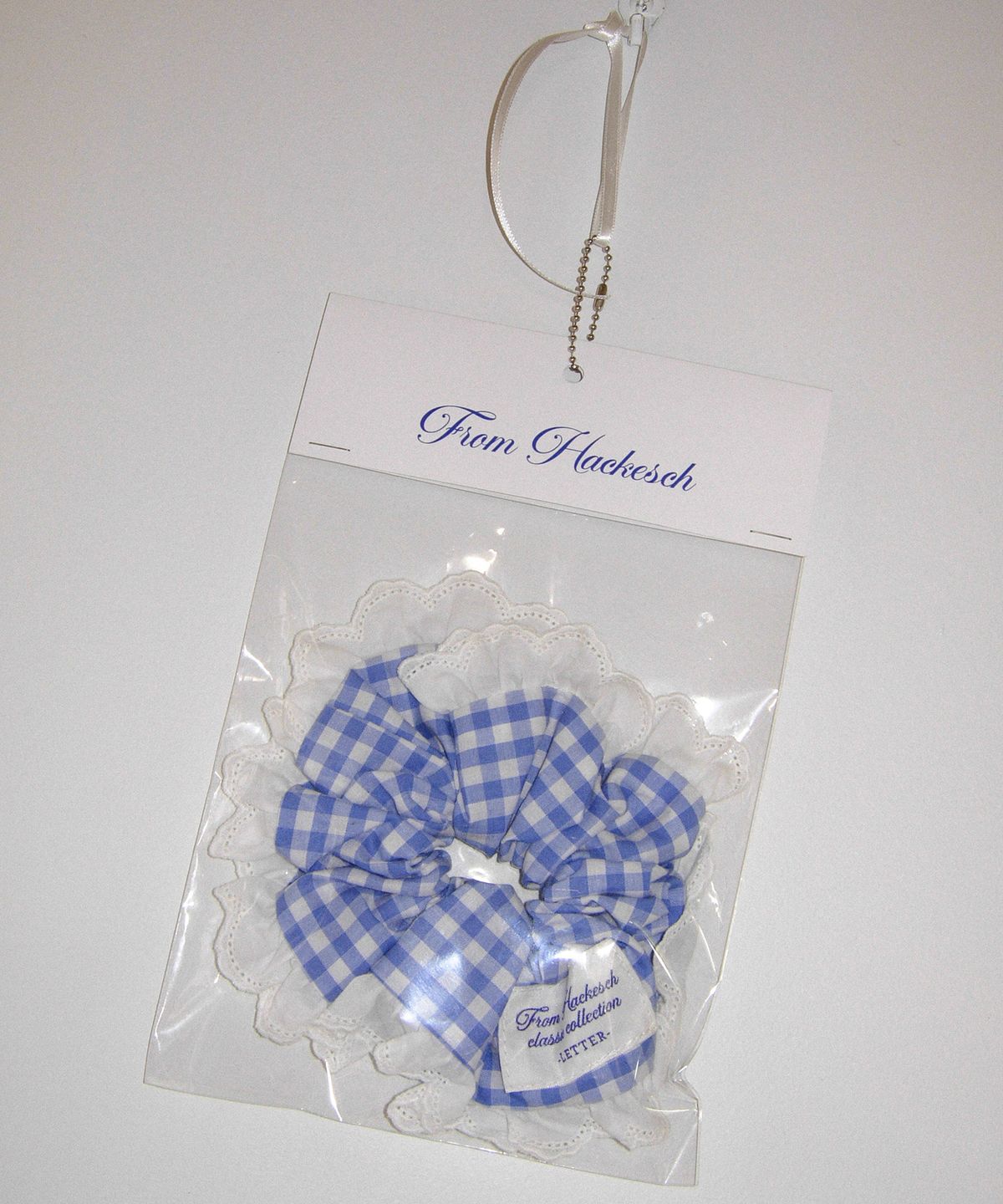 하케쉬(HACKESCH) Diony Scrunchie_Sky