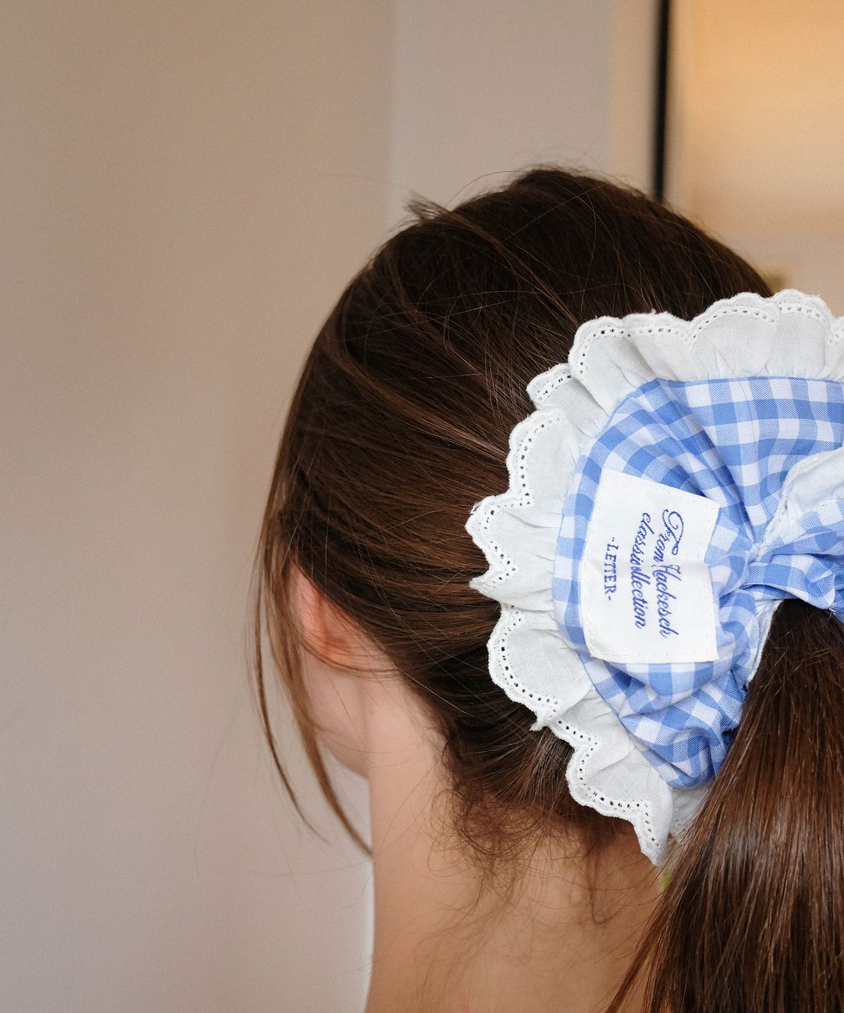 하케쉬(HACKESCH) Diony Scrunchie_Sky