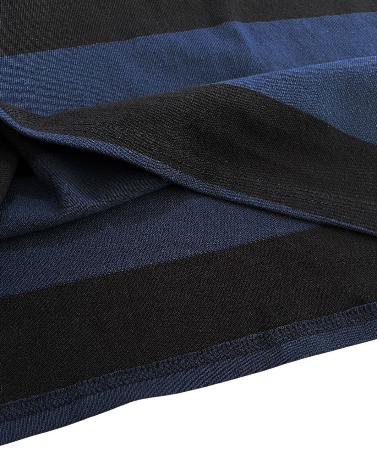 스케이터락(SK8ER ROCK) 88 Stripe Rugby Shirt ((d/blue*black))