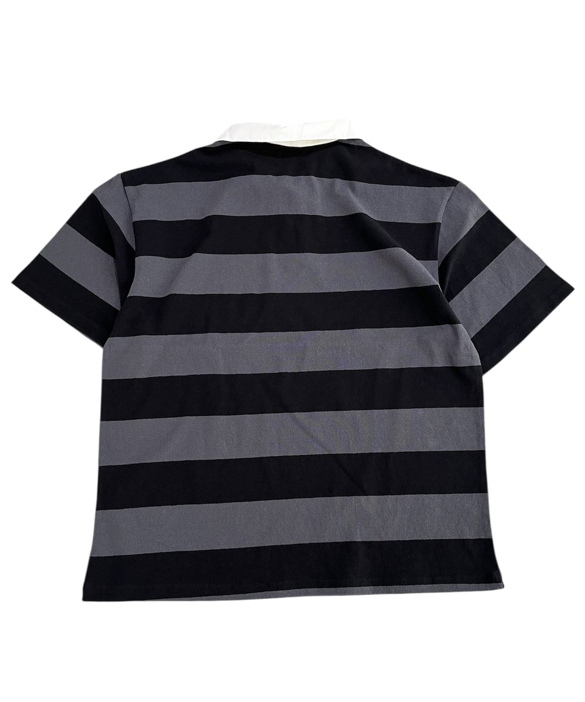 스케이터락(SK8ER ROCK) 88 Stripe Rugby Shirt ((gray*black))