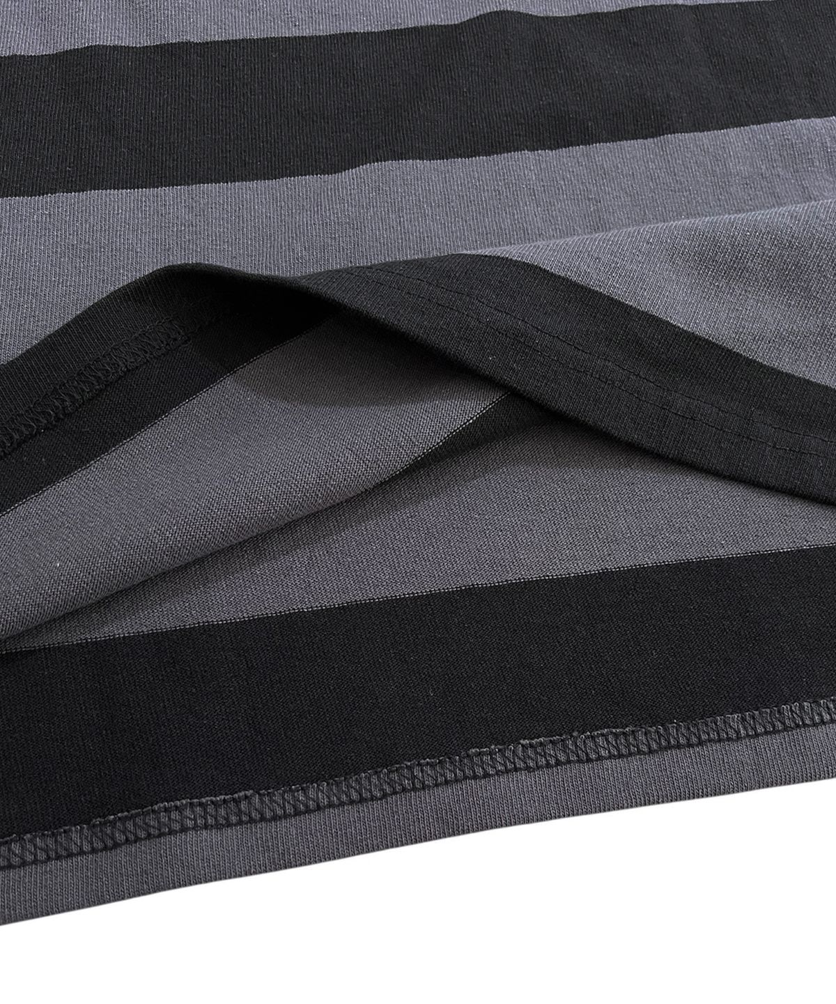 스케이터락(SK8ER ROCK) 88 Stripe Rugby Shirt ((gray*black))
