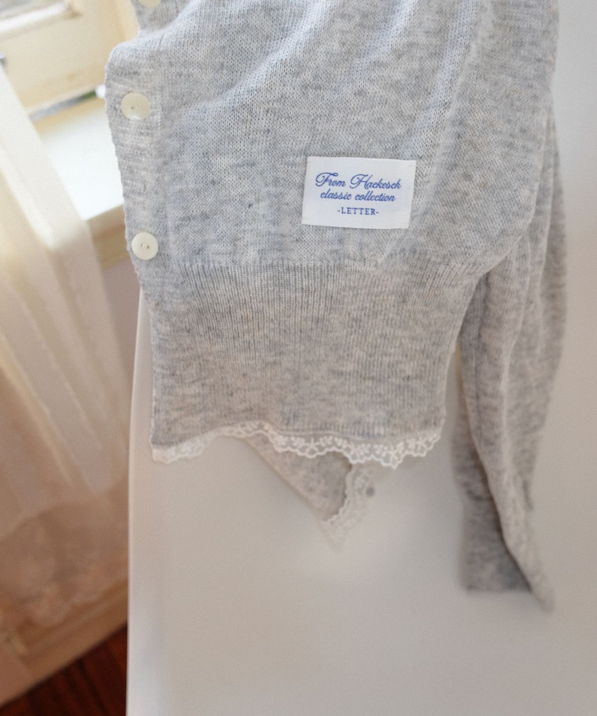 하케쉬(HACKESCH) Santorini Cardigan_Melange Gray