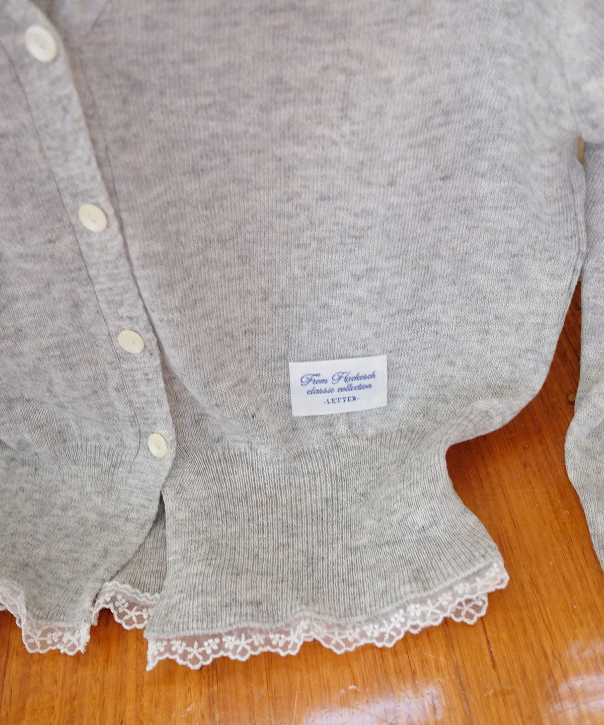 하케쉬(HACKESCH) Santorini Cardigan_Melange Gray