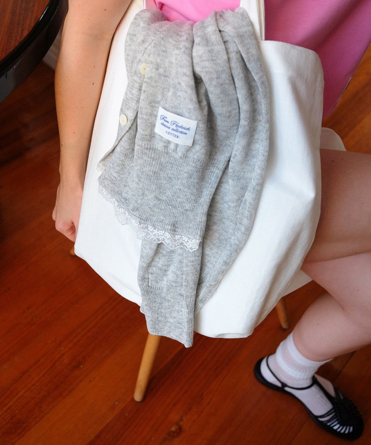 하케쉬(HACKESCH) Santorini Cardigan_Melange Gray
