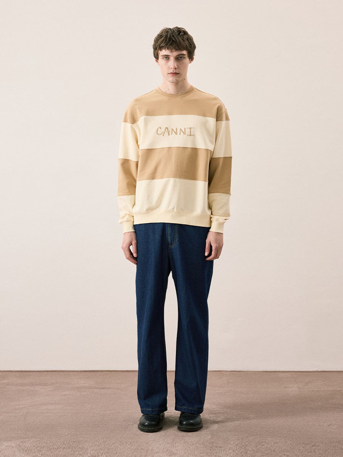 카니(CANNI) BREEZE SWEATSHIRTS (Beige)