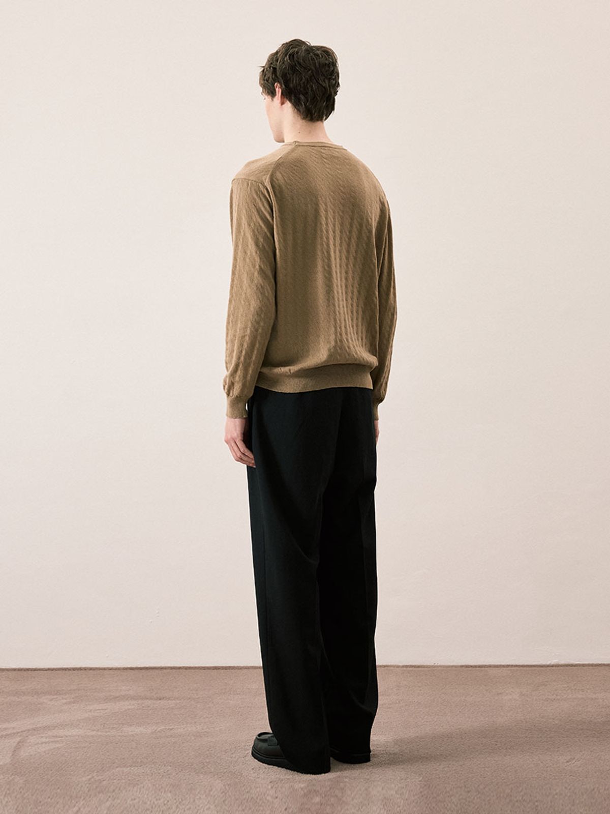 카니(CANNI) WOOL 2 TUCK STRAIGHT PANTS