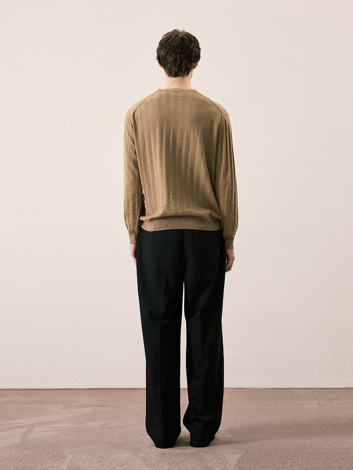카니(CANNI) WOOL 2 TUCK STRAIGHT PANTS