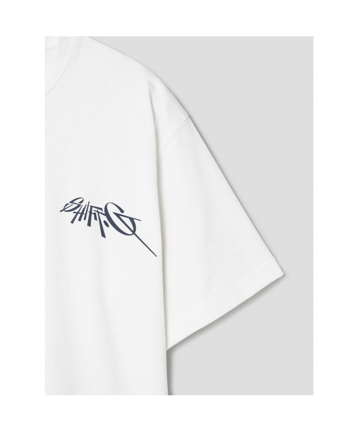 시프트지(SHIFT.G) SHIFT Graphic Round Tshirt  White