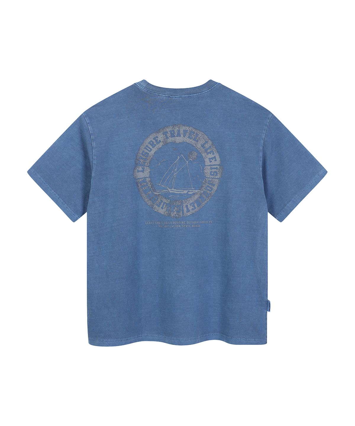 아웃도어 프로덕츠(OUTDOOR PRODUCTS) YACHTING HALF SLEEVES (INDIGO BLUE)