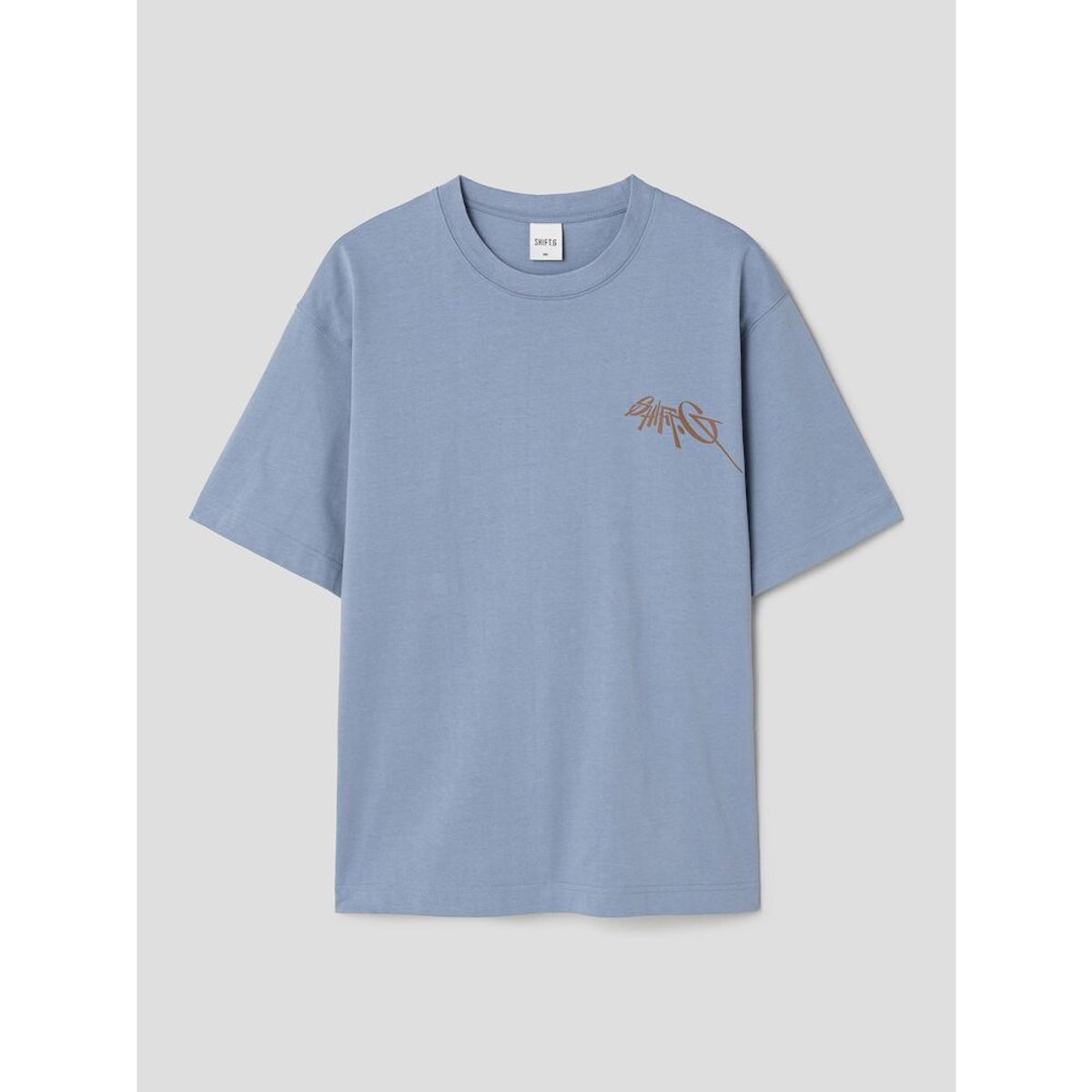 시프트지(SHIFT.G) SHIFT Graphic Round Tshirt  Sky Blue