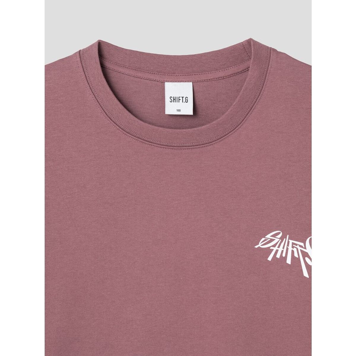 시프트지(SHIFT.G) SHIFT Graphic Round Tshirt  Pink