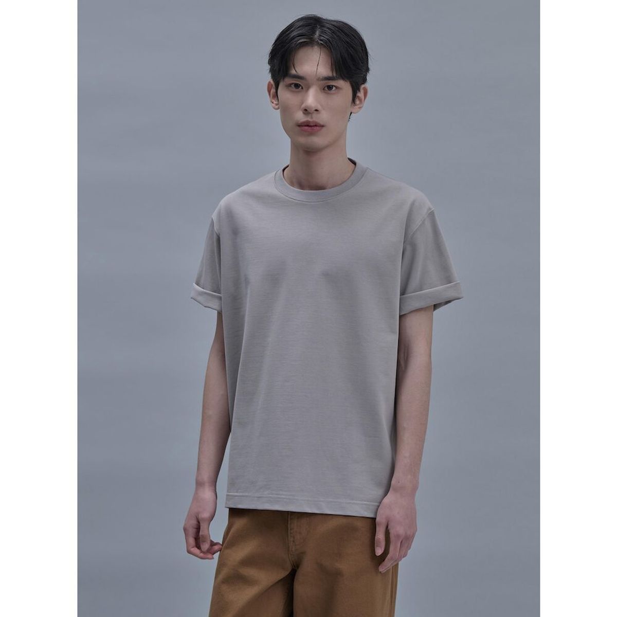 시프트지(SHIFT.G) SHIFT Graphic Round Tshirt  Grey