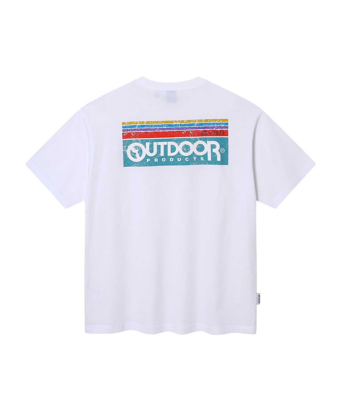 아웃도어 프로덕츠(OUTDOOR PRODUCTS) ESSENTIAL PANORAMA HALF SLEEVES (WHITE)