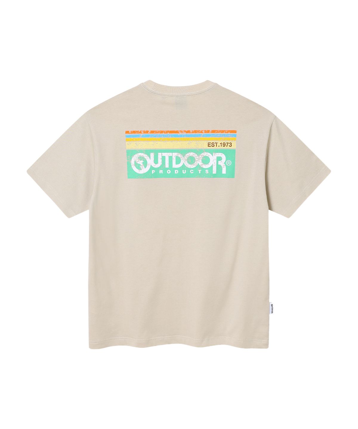 아웃도어 프로덕츠(OUTDOOR PRODUCTS) ESSENTIAL PANORAMA HALF SLEEVES (BEIGE)