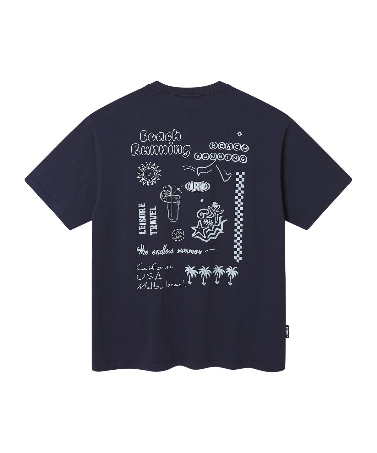 아웃도어 프로덕츠(OUTDOOR PRODUCTS) BEACH RUNNING HALF SLEEVES (NAVY)