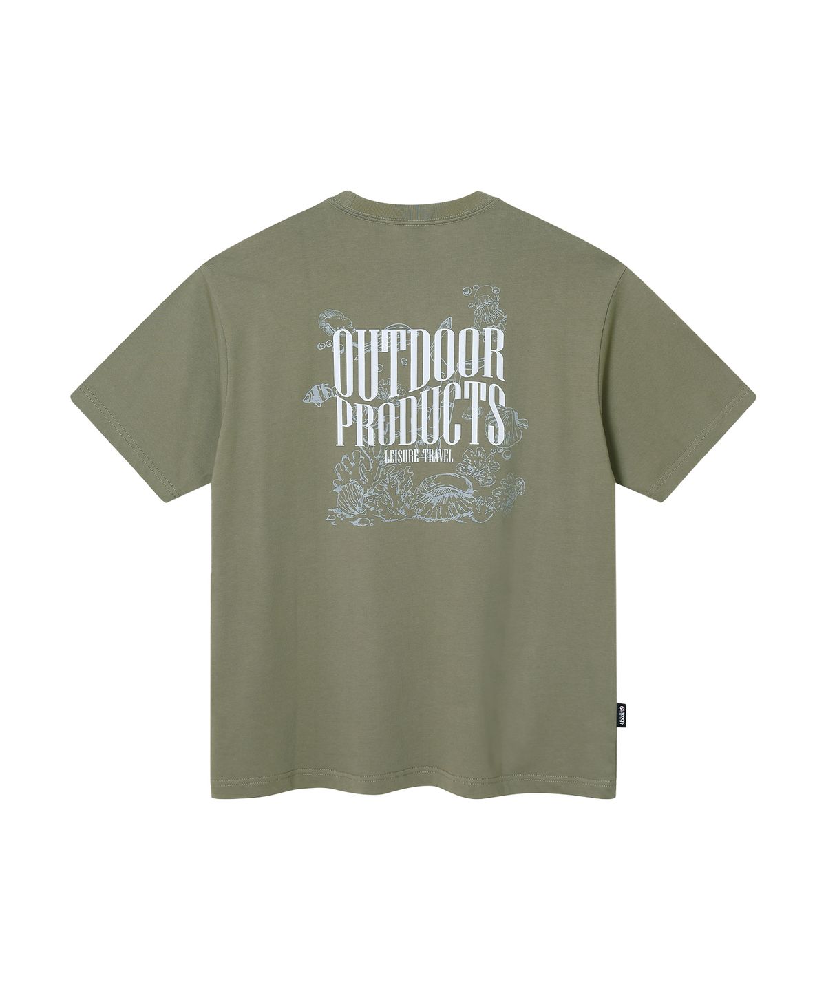 아웃도어 프로덕츠(OUTDOOR PRODUCTS) LEISURE HALF SLEEVES (OLIVE GREEN)