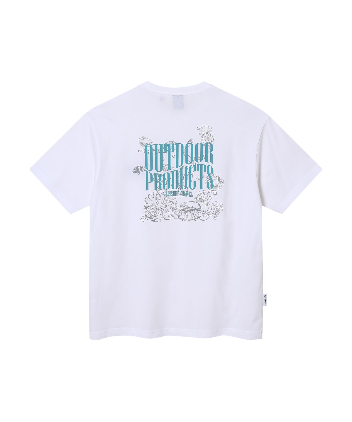 아웃도어 프로덕츠(OUTDOOR PRODUCTS) LEISURE HALF SLEEVES (WHITE)