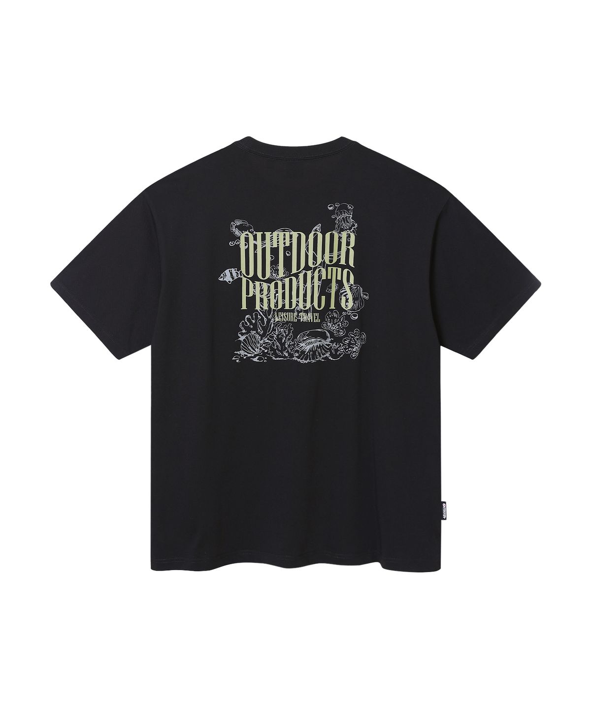 아웃도어 프로덕츠(OUTDOOR PRODUCTS) LEISURE HALF SLEEVES (BLACK)