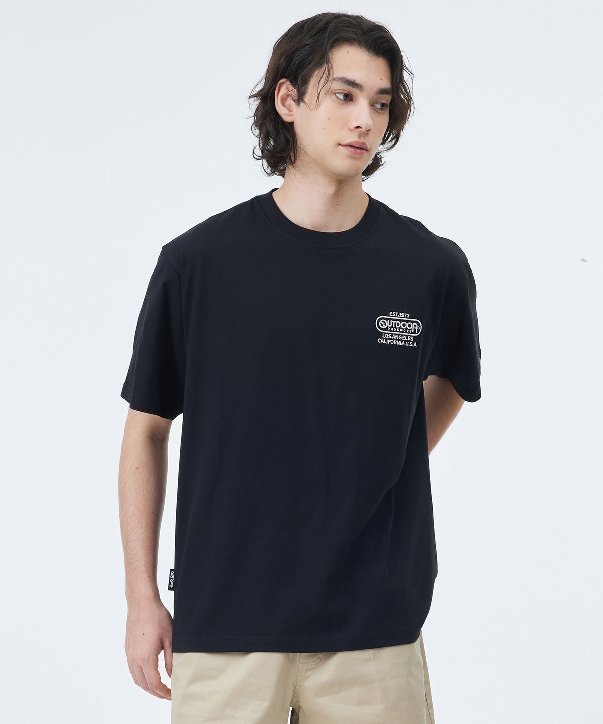아웃도어 프로덕츠(OUTDOOR PRODUCTS) LEISURE HALF SLEEVES (BLACK)