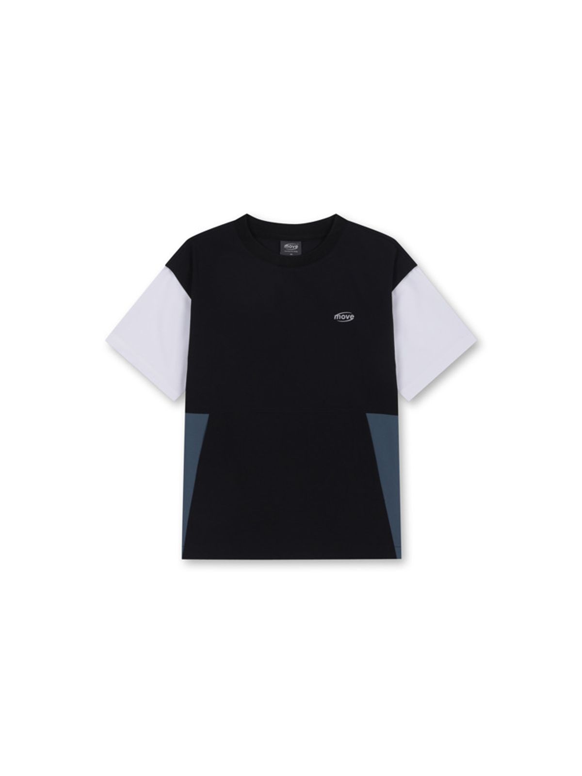 폴햄키즈(POLHAM KIDS) 공용) 무브 화섬 소매 레이어드 반팔티_PKF2TS3512