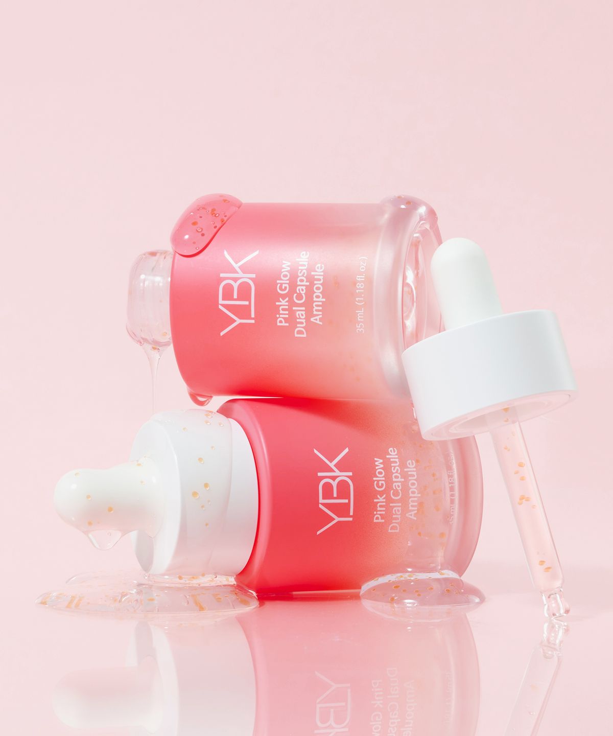 와이비케이(YBK) 핑크 글로우 듀얼 캡슐 앰플 35ml